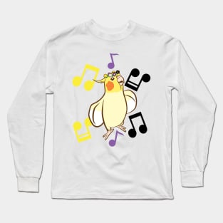 Nonbinary Pride Bird Long Sleeve T-Shirt